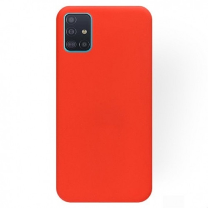 Калъф, съвместим с Samsung Galaxy A31 - Ultra Slim Mat (Red) Paramount