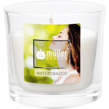 Lumanare parfumata in pahar 65/70mm Antitabac Lumanare parfumata in pahar 65/70mm Antitabac