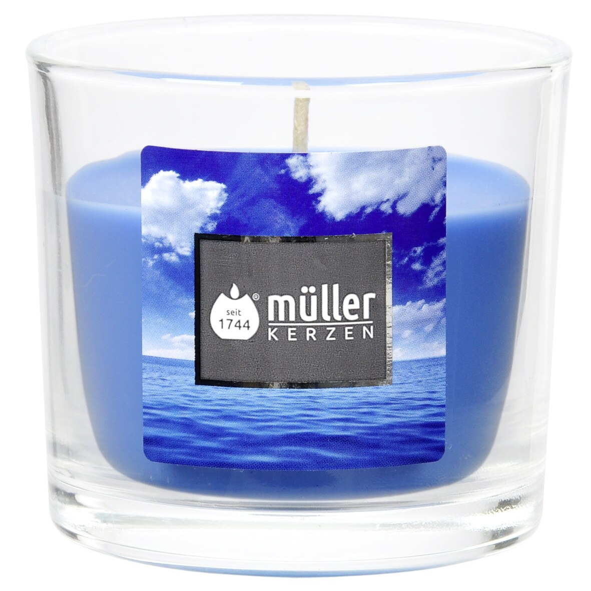 Lumanare parfumata in pahar 65/70mm Briza Marii