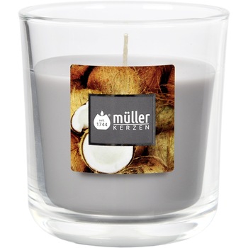 Lumanare parfumata in pahar 88/80 mm Cocos Lumanare parfumata in pahar 88/80 mm Cocos