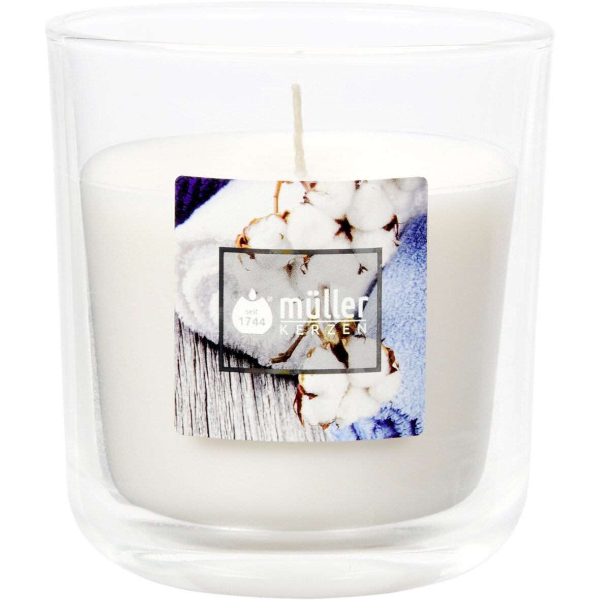 Lumanare parfumata in pahar 88/80mm Soft Cotton