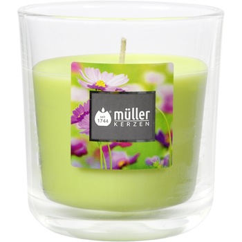 Lumanare parfumata in pahar 88/80 mm Flori de camp Lumanare parfumata in pahar 88/80 mm Flori de camp