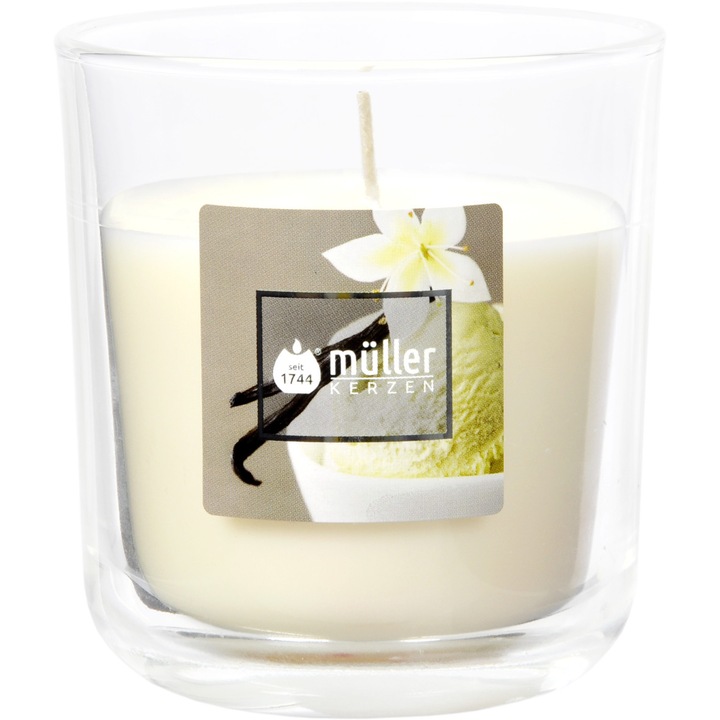 Ароматна свещ в стъкло 88/80 мм Ванилия