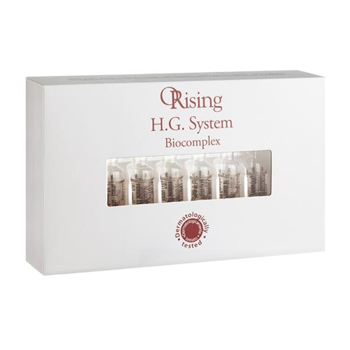 Lotiune fitoesentiala pentru stimularea cresterii parului Orising HG System Biocomplex, 12fl x 7ml
