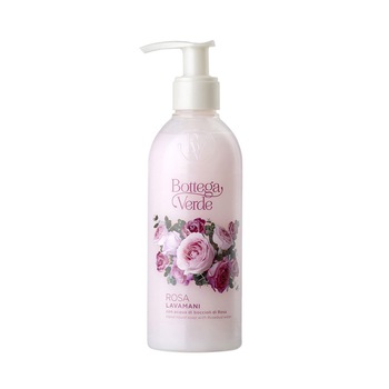 Sapun lichid, delicat, cu apa din muguri de trandafiri - Rosa, 250 ML, Bottega Verde Sapun lichid, delicat, cu apa din muguri de trandafiri - Rosa, 250 ML, Bottega Verde