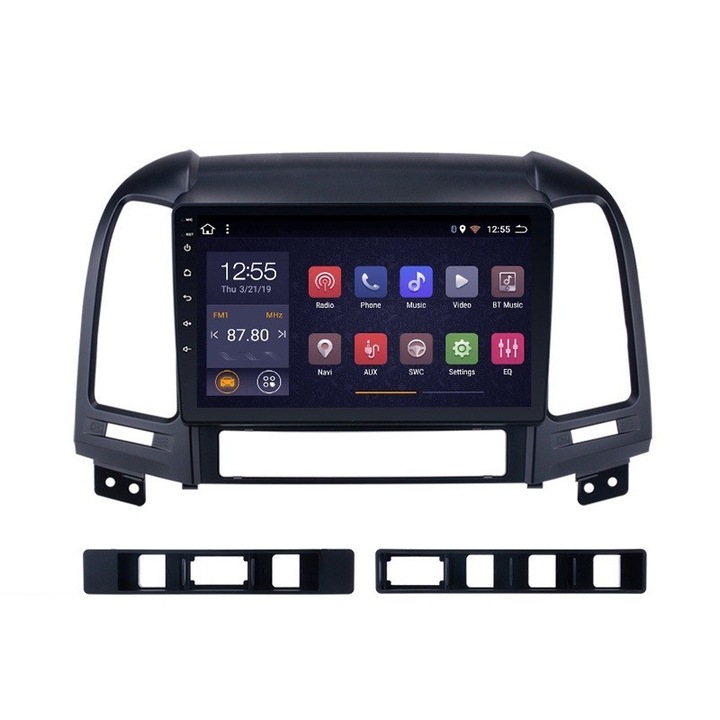 Мултимедия с навигация ZT, за Hyundai Santa Fe 2006-2012, Android, 8+4+64, 9014