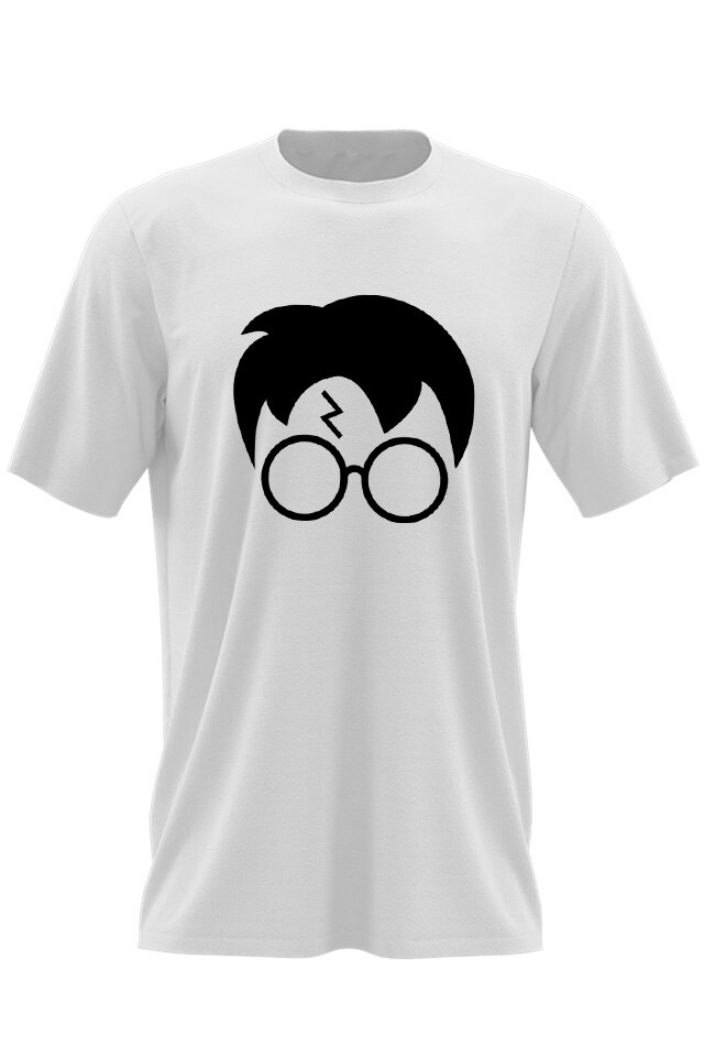 Tricou Harry Potter Head Glasses, Alb, L