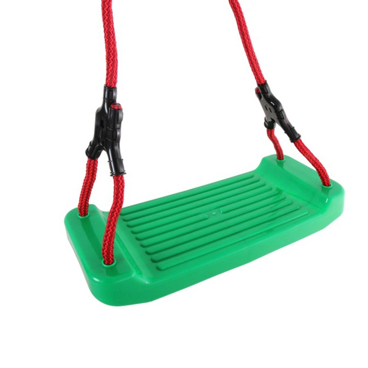 Детска люлка Атлас, със седалка дъска, Зелен