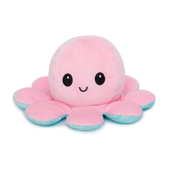 Caracatita din Plus, Reversibila, 2 Fete, Vesela si Trista, Roz si Verde Caracatita din Plus, Reversibila, 2 Fete, Vesela si Trista, Roz si Verde