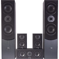 sistem home cinema 50 2 boxe turn bass-reflex de 180w 2 difuzoare laterale de 50w 1 difuzor central de 50w negru imagen 10_0_
0