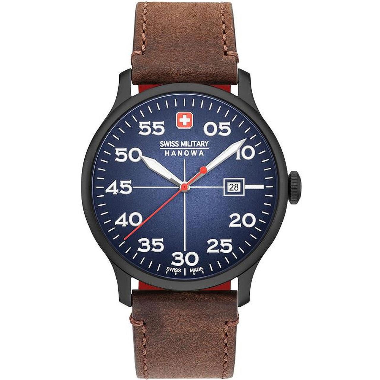 Ceas barbatesc Swiss Military 06-4280.7.13.003, Quartz, 45mm, 10ATM, Negru