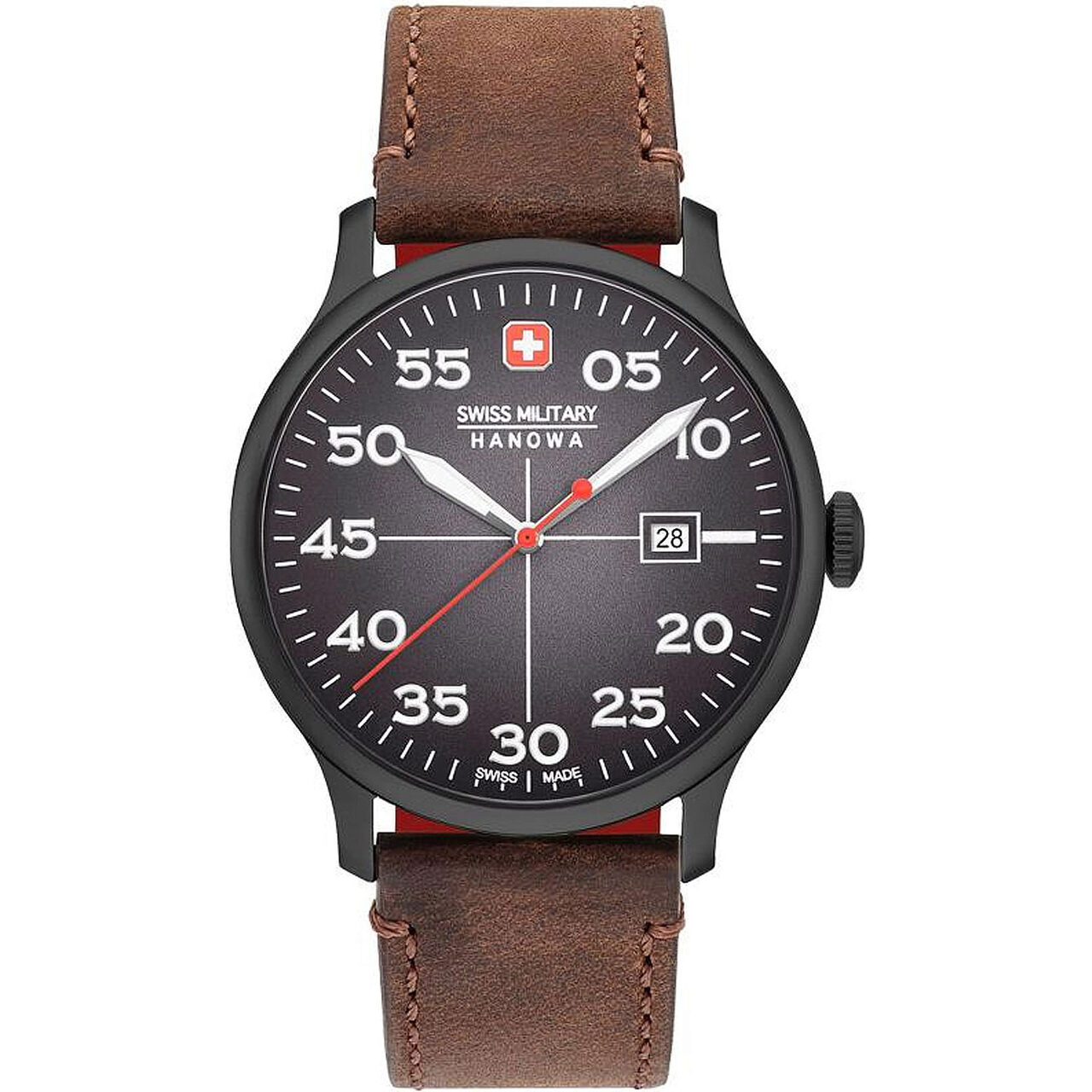 Ceas barbatesc Swiss Military 06-4280.7.13.009, Quartz, 45mm, 10ATM, Negru