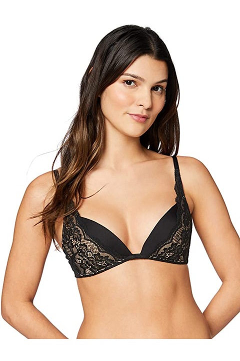 Női melltartó JUP Iris&Lilly, Csipkével, Fekete, 65D