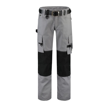 Pantaloni de lucru unisex, Malfini, talie joasa, buzunare multifunctionale, cu Cordura, gri, 44 Pantaloni de lucru unisex, Malfini, talie joasa, buzunare multifunctionale, cu Cordura, gri, 44