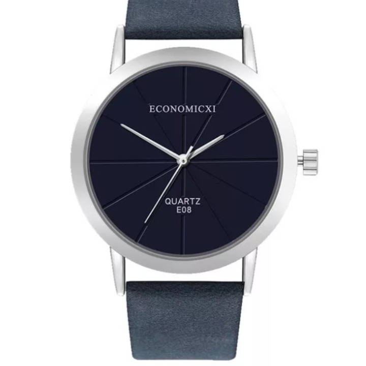 Ceas pentru fete CRM, Economicxi, antracit-argintiu