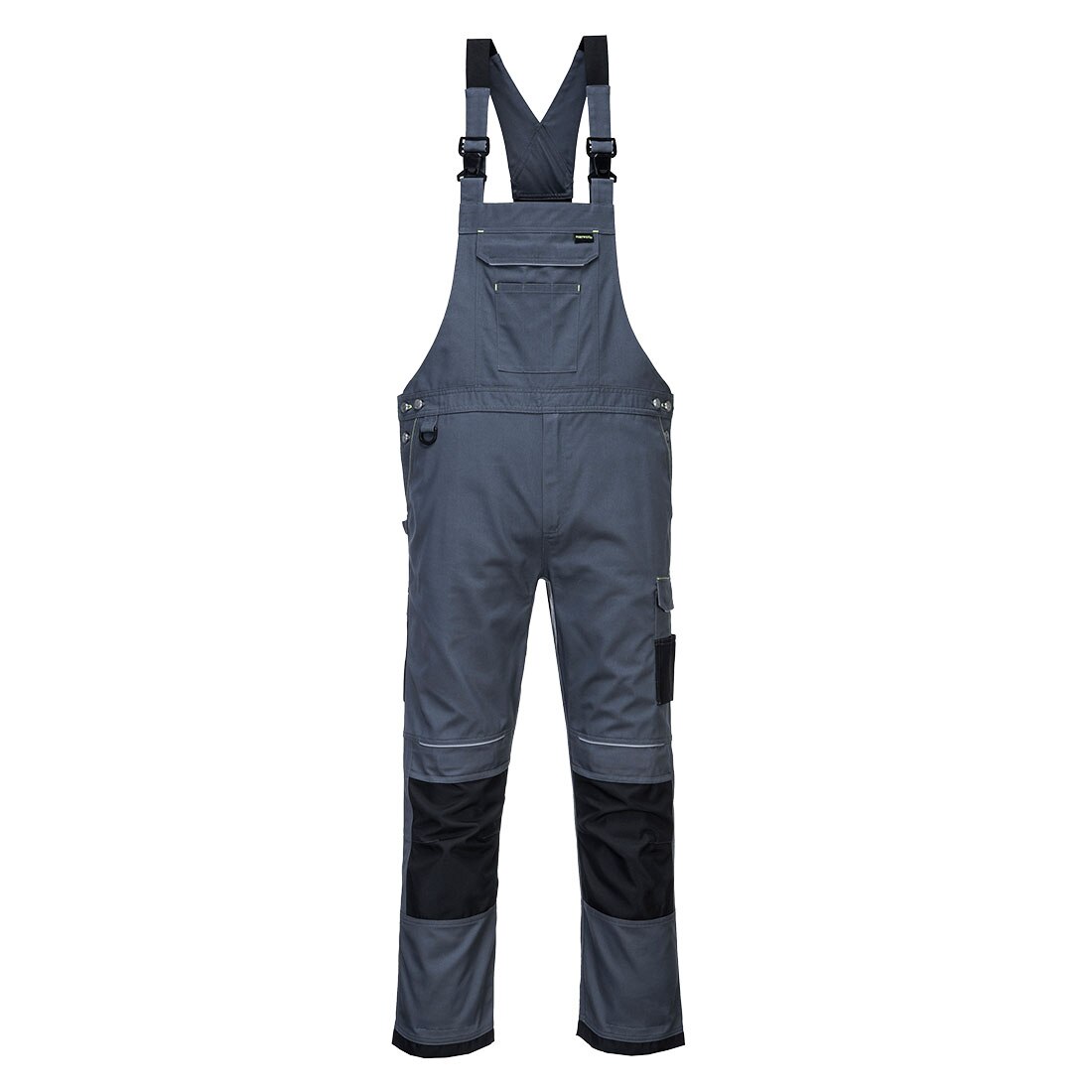 Pantaloni de lucru cu pieptar,PW3, Gri/Negru, L