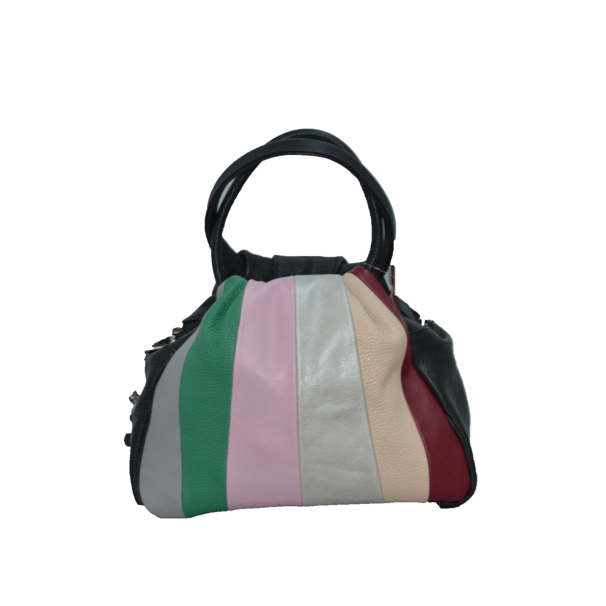 Geanta dama,casual,Zea, din piele naturala, negru, 28x12x28 cm