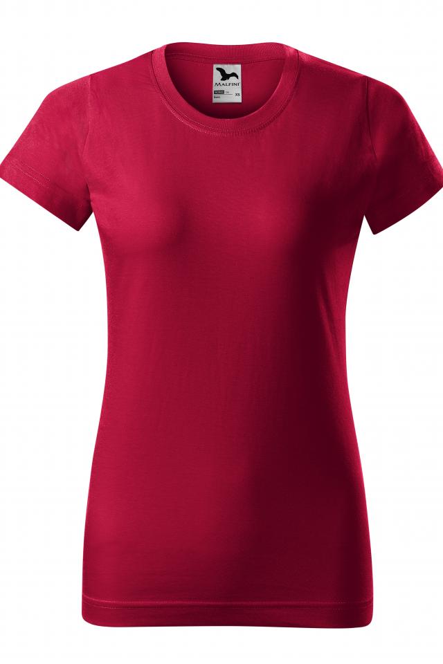 Tricou pentru dama Basic, Rosu marlboro