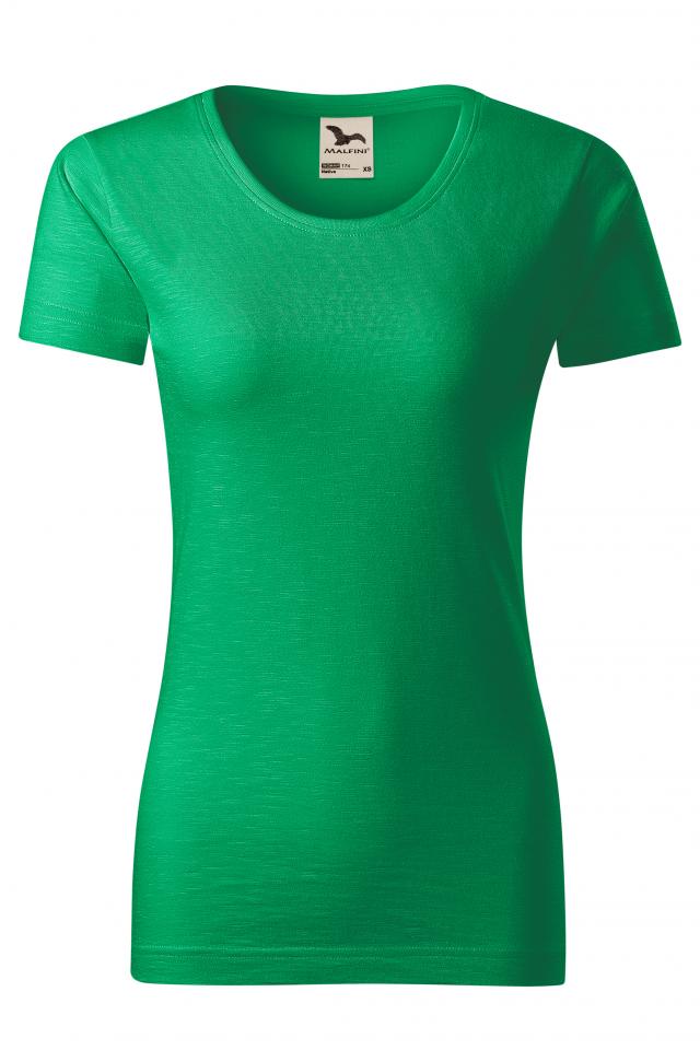 Tricou pentru dama Native, Verde Mediu