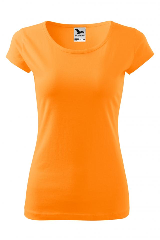 Tricou pentru dama Pure, tangerine orange, marime S