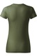 Tricou pentru dama Basic, khaki, marime 2XL