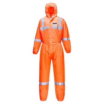 Combinezon VisTex SMS Tip 5/6, Portocaliu/Negru, XL Combinezon VisTex SMS Tip 5/6, Portocaliu/Negru, XL