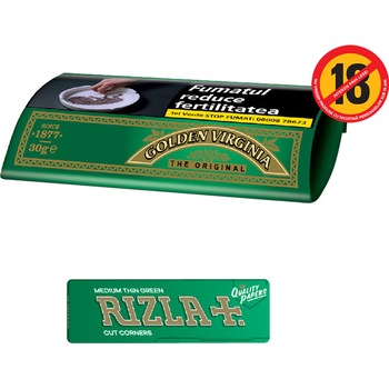 Tutun Golden Virginia Original 30g + Rizla Tutun Golden Virginia Original 30g + Rizla