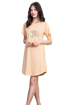 Camasa de noapte Vienetta, model You are Perfect, crem Camasa de noapte Vienetta, model You are Perfect, crem