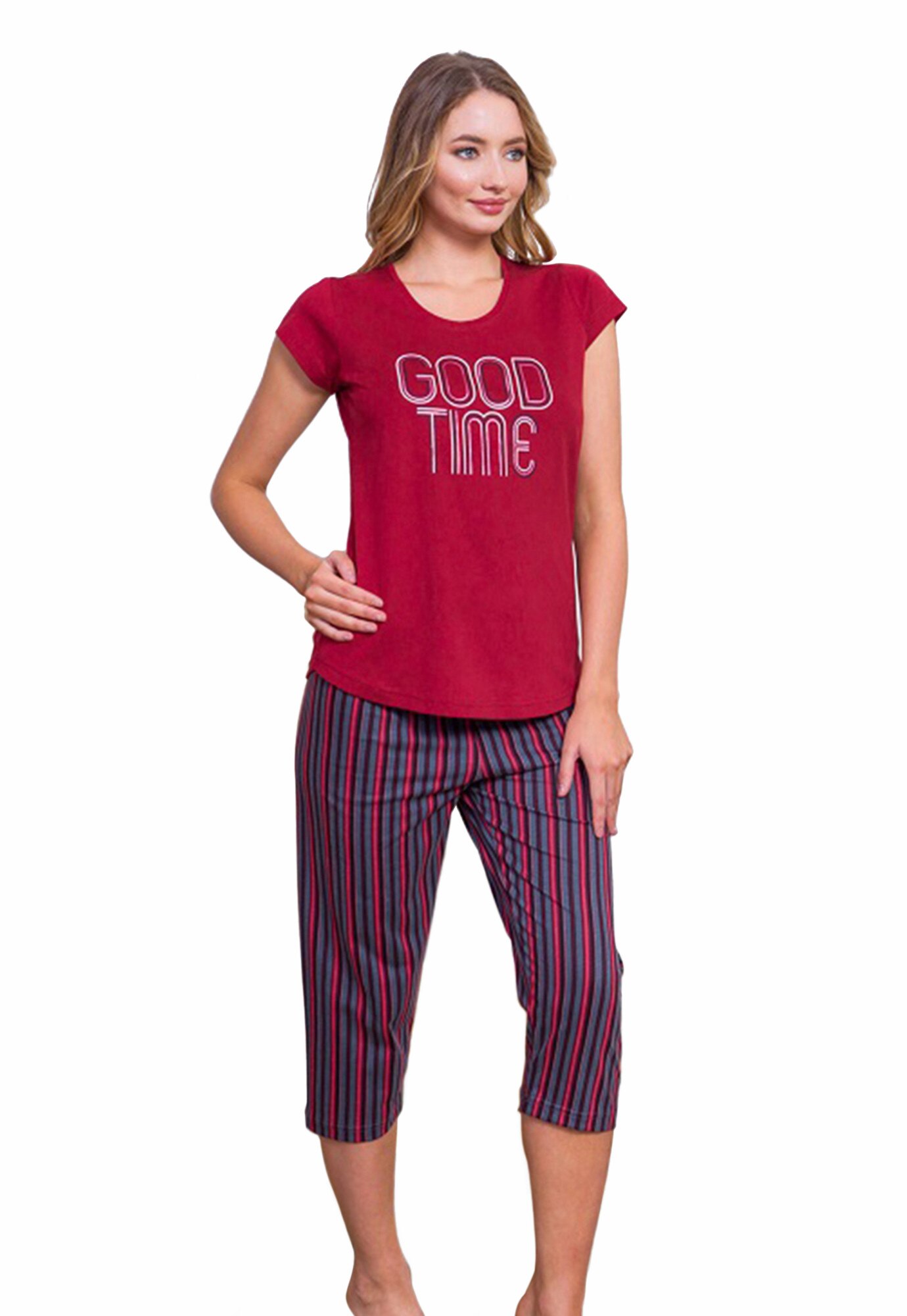 Pijama dama Vienetta, model Good Time ,visiniu