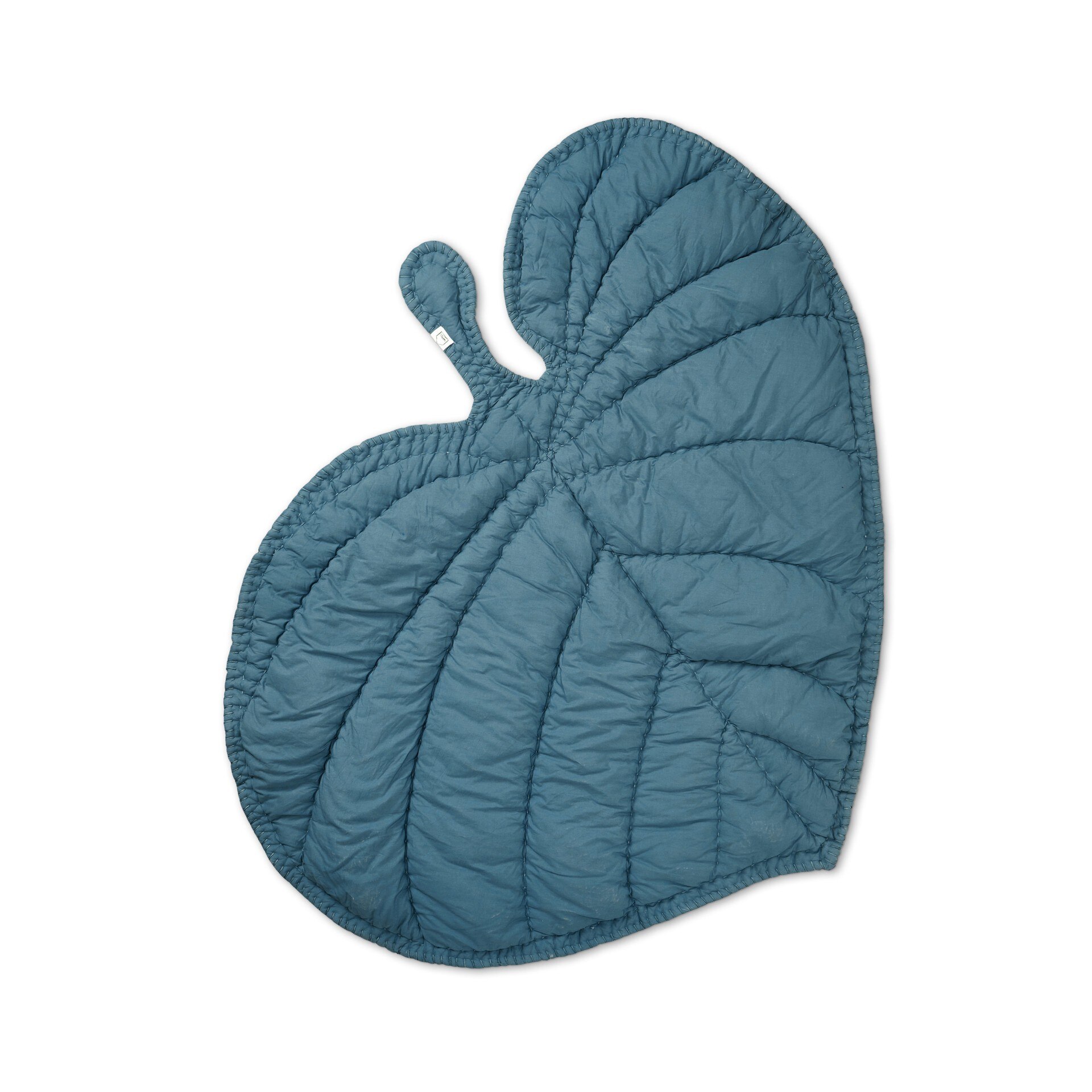 Paturica Bebelus Nofred Leaf Blanket Bumbac Organic 110x125 Culoare Petrol