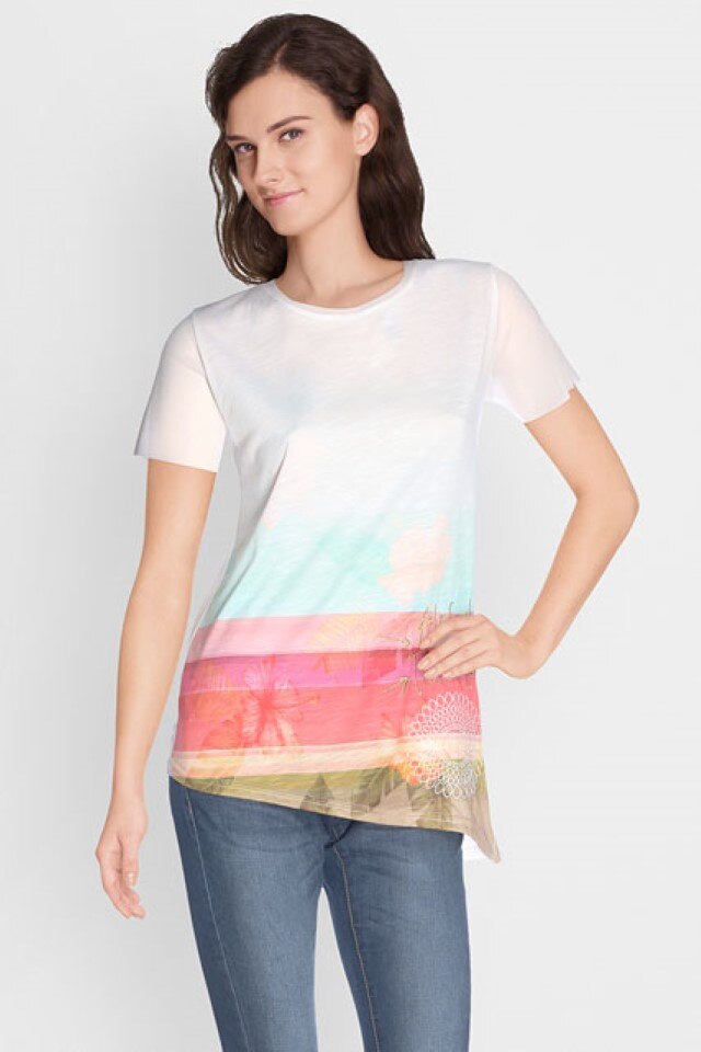 Bluza Desigual 73T2EP9, Alb, 38