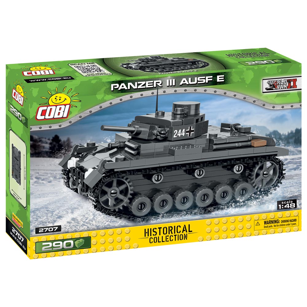 Set de constructie Cobi, Tanc Panzer III Ausf. E M, 290 piese