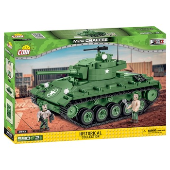Set de constructie Cobi, Tanc M24 Chaffee 2021 Edition, 590 piese Set de constructie Cobi, Tanc M24 Chaffee 2021 Edition, 590 piese