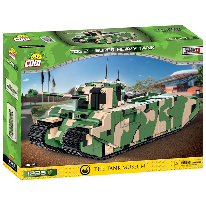 Конструктор Cobi Tank TOG 2 Super Heavy, 1225 части