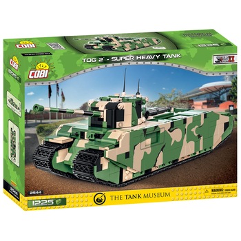 Set de constructie Cobi, Tanc TOG 2 Super Heavy, 1225 piese Set de constructie Cobi, Tanc TOG 2 Super Heavy, 1225 piese