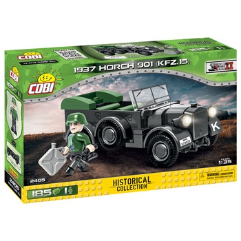 Set de constructie Cobi, 1937 Horch 901 kfz.15, 185 piese Set de constructie Cobi, 1937 Horch 901 kfz.15, 185 piese