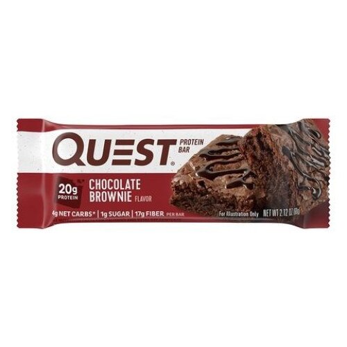 Inlocuitor de Masa - Baton Proteic, GNC Quest Protein Bar, cu Aroma de Prajitura cu Ciocolata, 60g