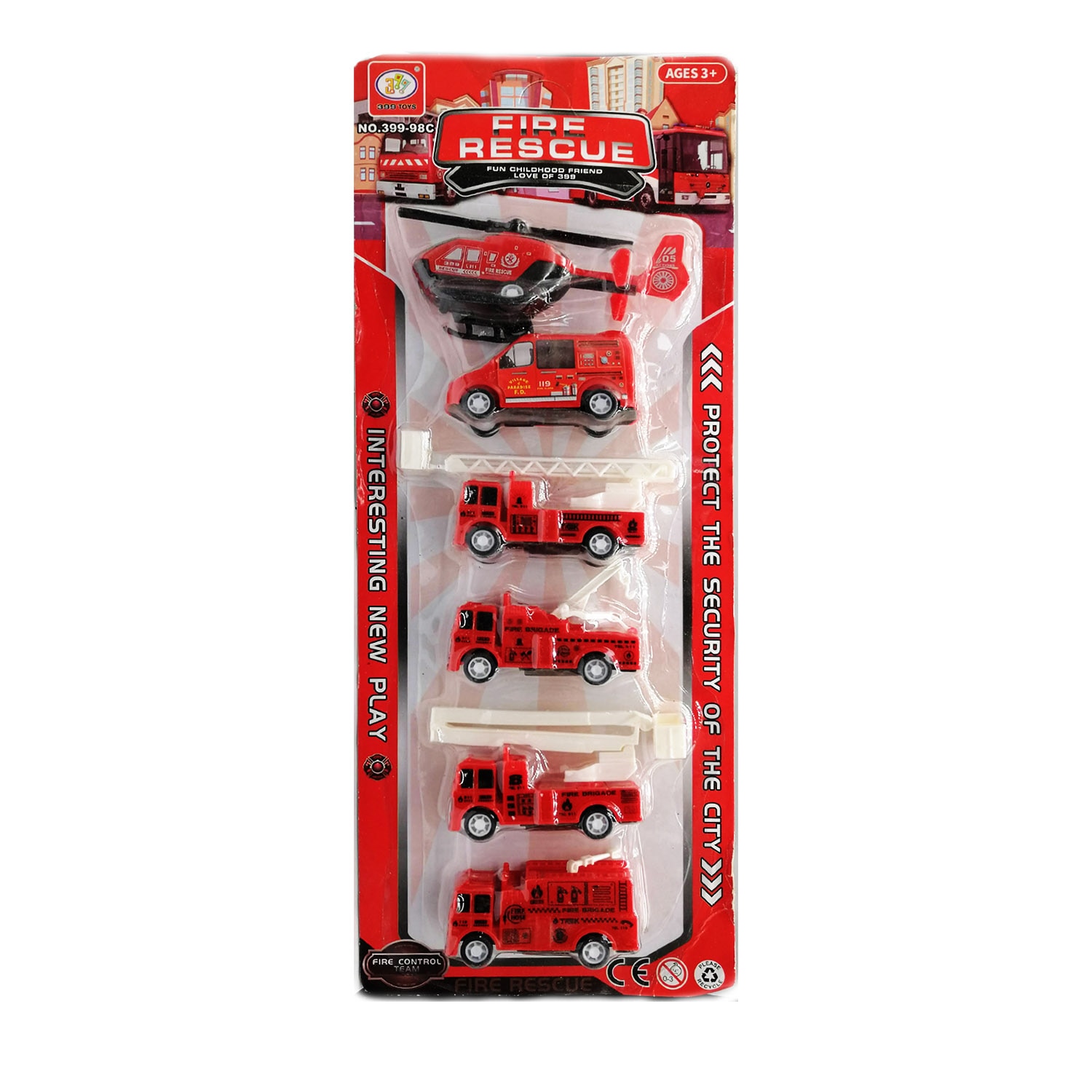 Set 6 masinute Rescue Forces