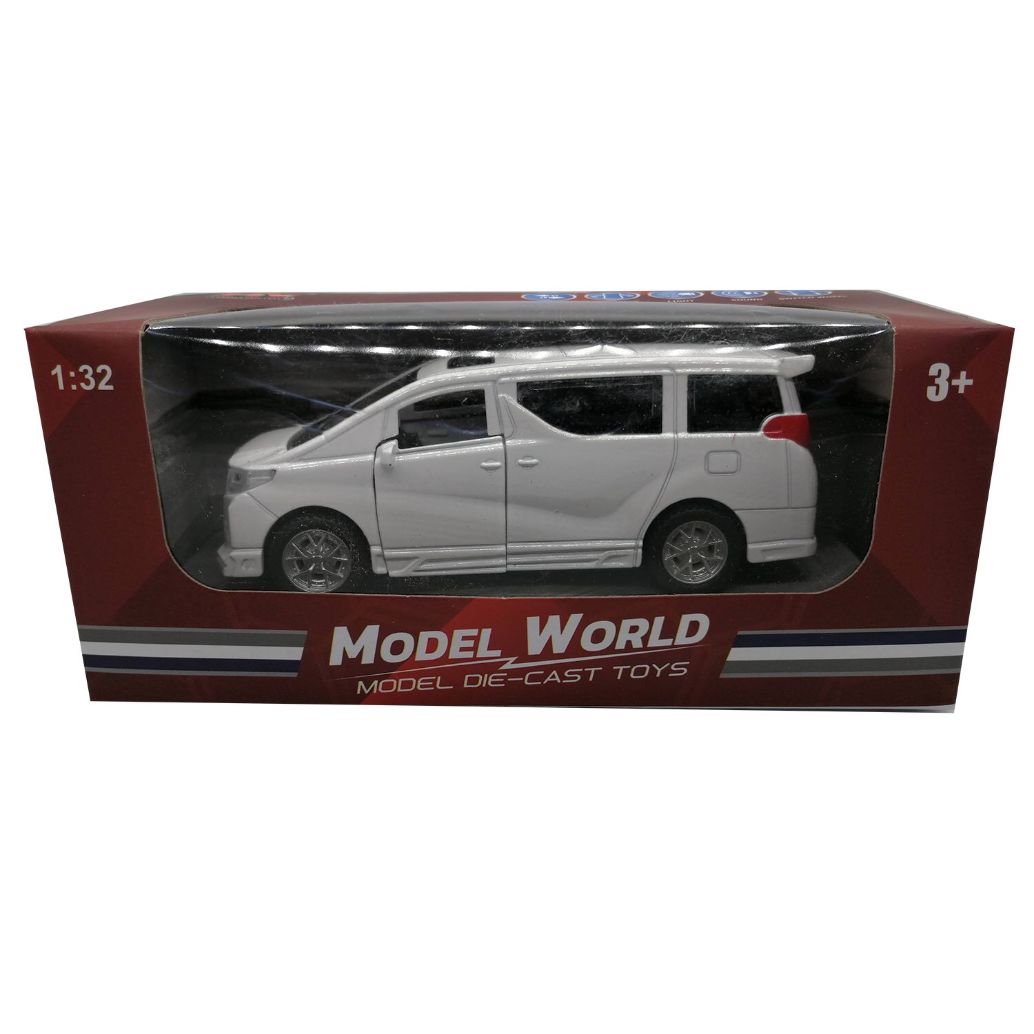 Masinuta de metal, Die Cast Van, alba