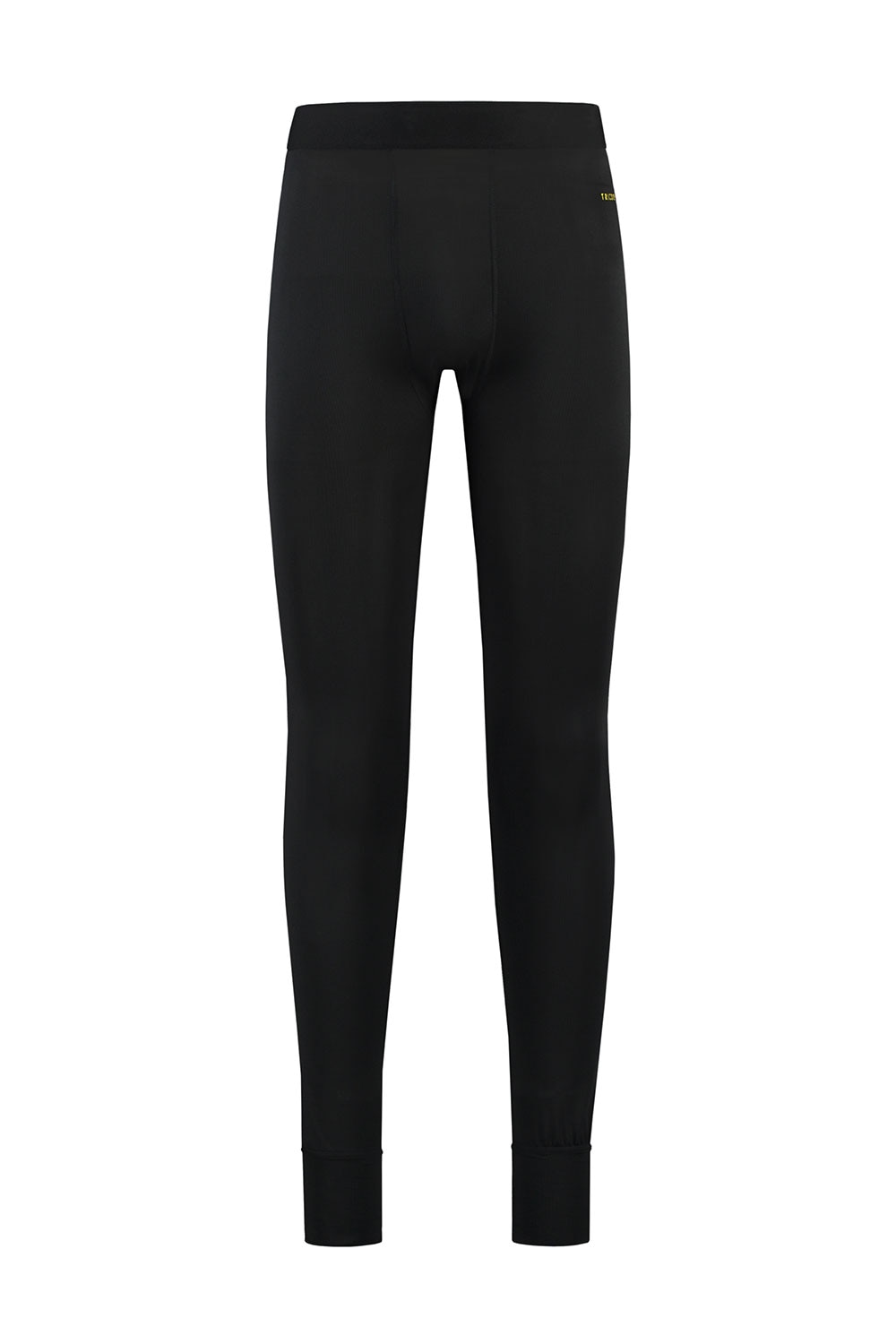 Pantaloni termici unisex, Malfini, din fibra de bambus si elastan, antibacterian, respirabil, Negri