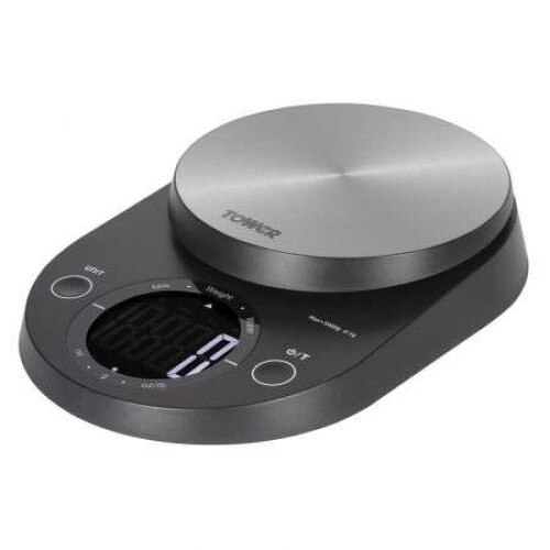 Cantar electronic de bucatarie Tower T876000BK, maxim 5 kg, ecran LCD