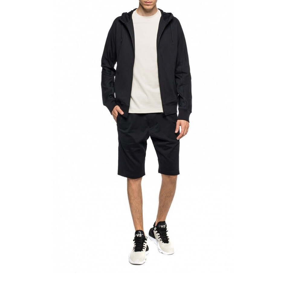 Pantaloni scurti Y-3 Yohji Yamamoto Drawstring Track mens Shorts FJ0362, Negru