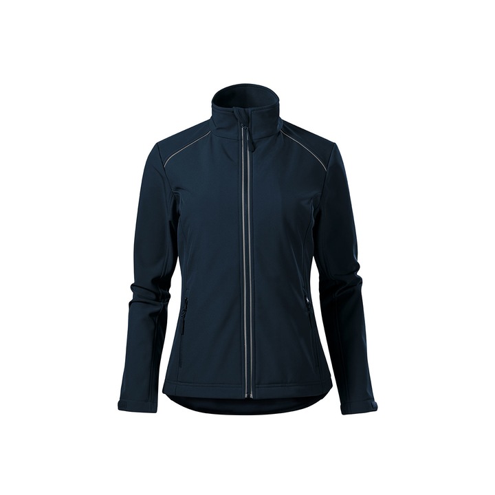 Дамско яке Malfini, Valley, softshell, non-breathable, водоустойчиво, Тъмносин