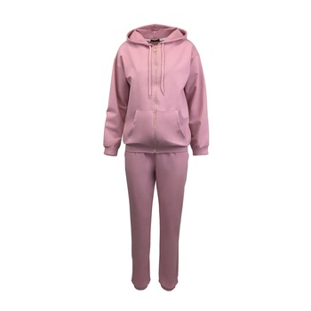 Trening dama, UNIVERS FASHION, culoare roz, 2 piese, marime S Trening dama, UNIVERS FASHION, culoare roz, 2 piese, marime S