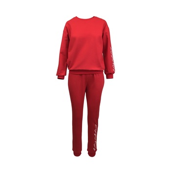 Trening dama, UNIVERS FASHION, culoare rosu cu imprimeu 'Wing Wind' Trening dama, UNIVERS FASHION, culoare rosu cu imprimeu 'Wing Wind'