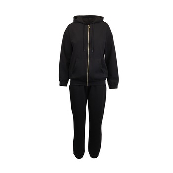 Trening dama, UNIVERS FASHION, culoare neagra, 2 piese Trening dama, UNIVERS FASHION, culoare neagra, 2 piese