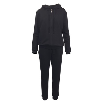 Trening dama, UNIVERS FASHION, 2 piese, culoare neagra Trening dama, UNIVERS FASHION, 2 piese, culoare neagra