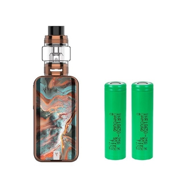 Kit Tigara Electronica Vaporesso Luxe II ,NRG-S ,220W ,8ml ,Bronze Coral + 2 Acumulatori Samsung 5000mAh