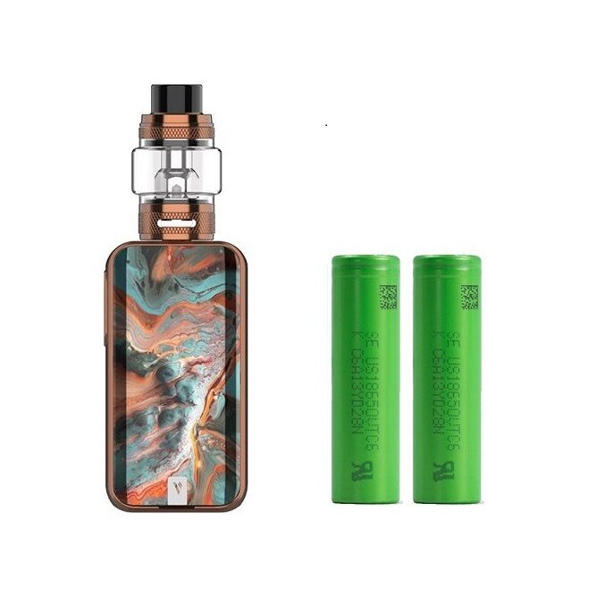Kit Tigara Electronica Vaporesso Luxe II ,NRG-S ,220W ,8ml ,Bronze Coral + 2 Acumulatori Sony VTC6 6000mAh