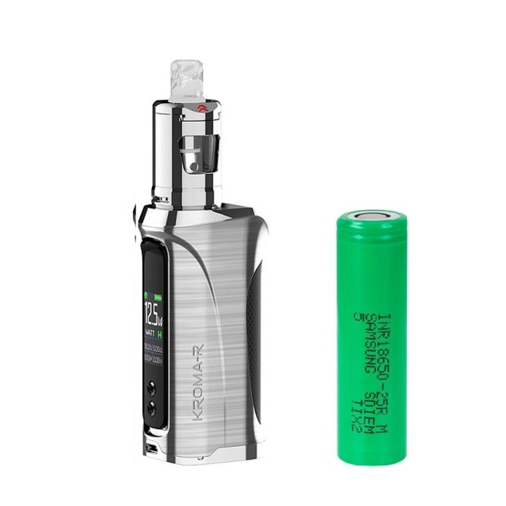Kit Tigara Electronica Innokin Kroma R,80w,4ml, Argintiu + 1 Acumulator Samsung 2500mAh